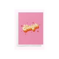 Sleigh Card 5Pk Sleigh Card 5Pk