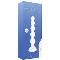 7" Stretch Glass Anal Beads