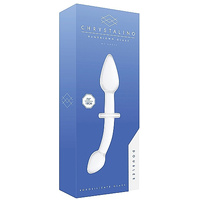 7" Glass Double Butt Plug