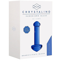 4.5" Massage Glass Butt Plug