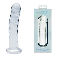 Clarity - Seraphic Rapture Clear 17.8 cm Glass Dildo