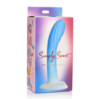 Simply Sweet 7" Ripple Silicone Dildo /