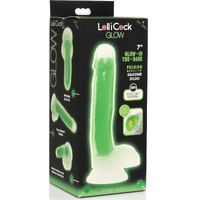 7" Glowing Cock + Balls