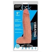 9" Vibrating Cock + Balls