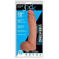 10" Vibrating Cock + Balls