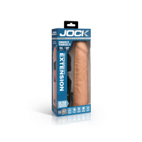 JOCK Enhancers 1.5" Vibrating Penis Extension w/ Remote - Light