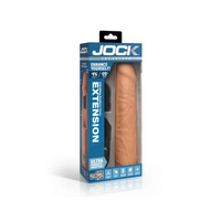 JOCK Enhancers 1.5" Vibrating Penis Extension w/ Remote - Medium