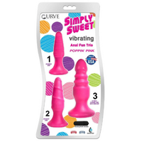 Simply Sweet Poppin' Pink Plug Trio**
