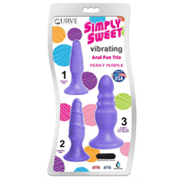 Simply Sweet Perky Purple Plug Trio**