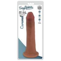 Easy Riders 8" Slim Bioskin Dong Caramel