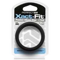 50Mm Xact Fit Cock Rings X2 50Mm Xact Fit Cock Rings X2