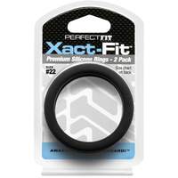 55Mm Xact Fit Cock Rings X2