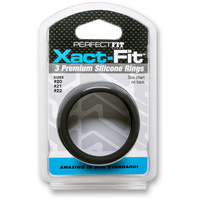 Xact Fit Silicone Cock Rings X3