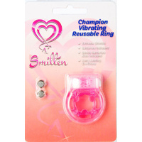 Champion Vibrating Reusable Ring (Pink)