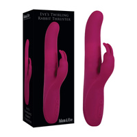 Eve's Twirling Rabbit Thruster  24.1cm Usb Rechargeable Thrusting Rabbit Vibrator