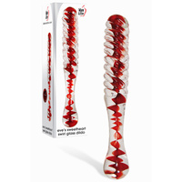 Sweetheart Swirl Glass Dildo / Glass 22cm Dildo