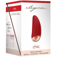 Elegance Clitoral Stimulator Chic Red