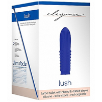 Elegance Turbo Rechargeable Bullet Lush Blue