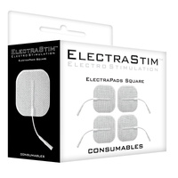 4X Square Adhesive Estim Pads