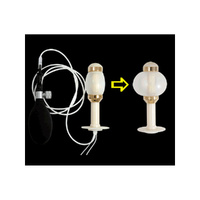 4" Inflatable Radial eStim Dildo