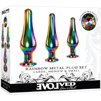Rainbow Metal Anal Training Kit