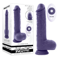 Evolved Pleasure Rider  22.2cm Usb Rechargeable Vibrating & Thrusting Dong With Remote
