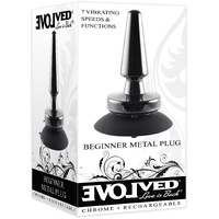 Beginner Vibrating Metal Butt Plug