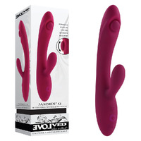 Evolved Jammin' G Burgundy 20.1cm Usb Rechargeable Rabbit Vibrator
