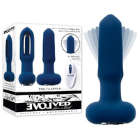 Evolved The Flapper  14cm Usb Rechargeable Vibrating And Flapping Butt Plug With Remote