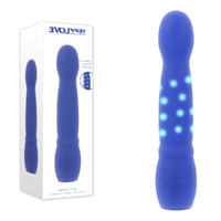 Evolved DISCO DIVA Blue 20.9 cm USB Rechargeable Light Up Vibrator