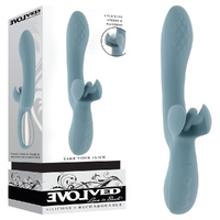 Evolved Take Your Flick  24.1cm Usb Rechargeable Vibrator With Flicking Clitoral Stimulator