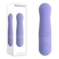 Evolved SQUISHY BULLET Purple 11 cm USB Rechargeable Bullet