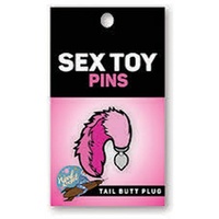 Tail Butt Plug Enamel Pin