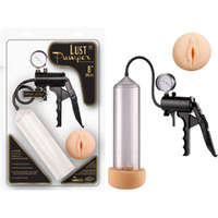 Lust Pumper 8" Pump W/ Gauge (Vagina)