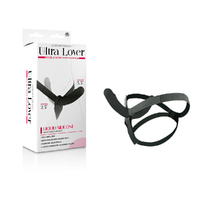 Ultra Lover   14cm Strap On With 9cm Internal Dildo