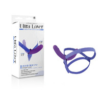Ultra Lover   14cm Strap On With 9cm Internal Dildo