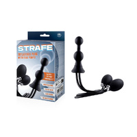 Strafe  Inflatable Butt Plug With Dual Hand Pumps