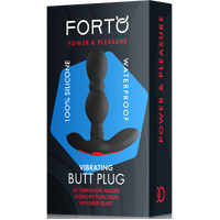 Vibrating Beaded Butt Plug