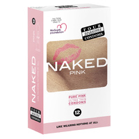 Naked Pink Condoms x12