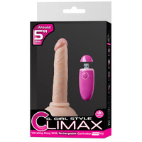5'' Vibrating Cock + Remote