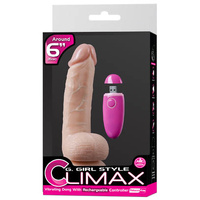 6'' Vibrating Cock + Remote