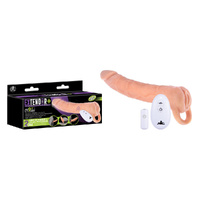 Extendor+ Flesh 2" Vibrating Penis Extender And Stroker