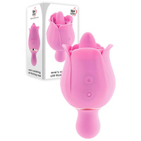 Adam & Eve EVES RAVISHING CLIT FLICKING ROSE Pink USB Rechargeable Rose Flicking Stimulator Adam & Eve EVES RAVISHING CLIT FLICKING ROSE Pink USB Rechargeable Rose Flicking Stimulator
