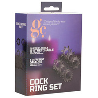 Assorted Cock Rings Set x6