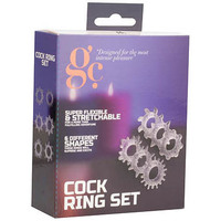 Assorted Cock Rings Set x6