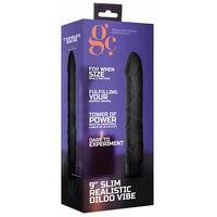 9" Slim Realistic Vibrating Cock