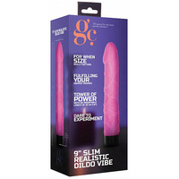 9" Slim Realistic Vibrating Cock
