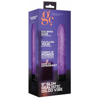 9" Slim  Realistic Vibrating Cock