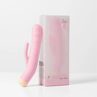 Girls Get Off - DeeDee Pink 19 cm USB Rechargeable Thrusting Rabbit Vibrator