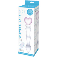 8" Sweetheart Glass Dildo